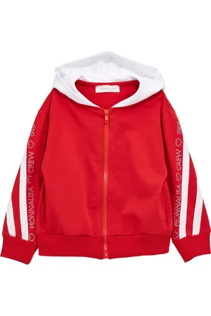 MONNALISA Open sweatshirt with blouse sleeves