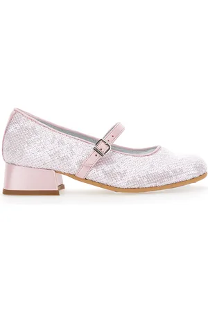 MONNALISA Sequin knit ballet flats