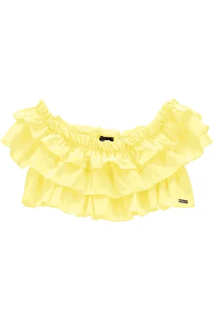 MONNALISA Frou frou cotton top