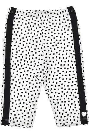 MONNALISA Polka dot cycling-style leggings