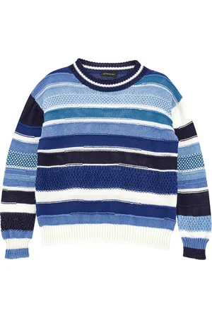 MONNALISA Striped cotton pullover