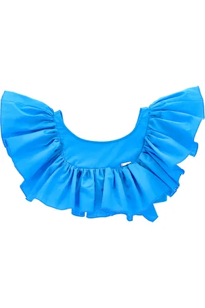 MONNALISA Poplin top with flounces