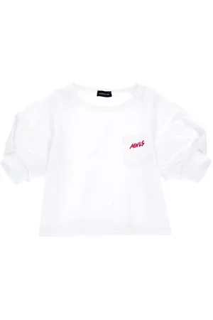 MONNALISA Jersey T-shirt with logoed pocket