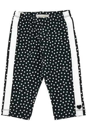 MONNALISA Polka dot cycling-style leggings