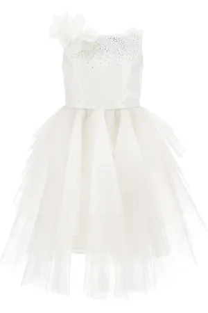 MONNALISA Matte Sunlight mikado dress