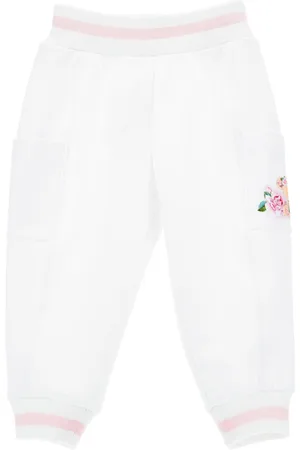 MONNALISA Joggers with floral pockets