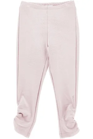 MONNALISA Ruched Milano stitch leggings