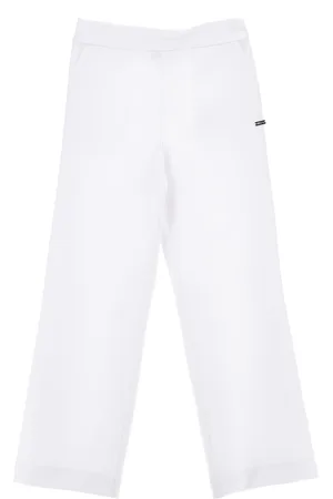 MONNALISA Crepe palazzo trousers