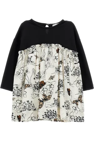 MONNALISA Toile de Jouy print dress