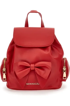 MONNALISA Regenerated leather backpack