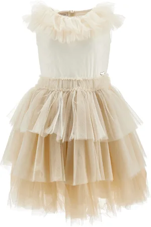 MONNALISA Tulle dress with gradient