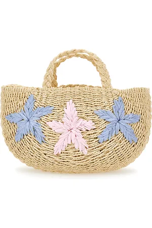 MONNALISA Straw bag with stars