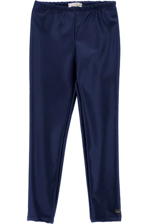 MONNALISA Coated fabric stretch leggings