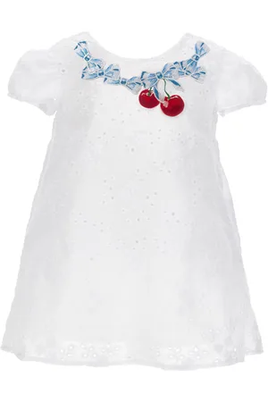 MONNALISA Lace muslin dress
