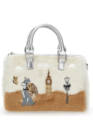 MONNALISA Lady and the Tramp plush Boston bag