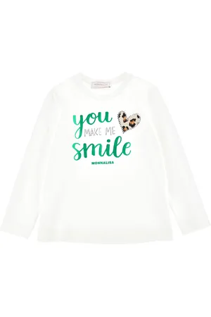 MONNALISA You Make Me Smile T-shirt