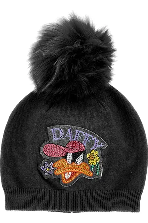 MONNALISA Daffy Duck wool blend hat