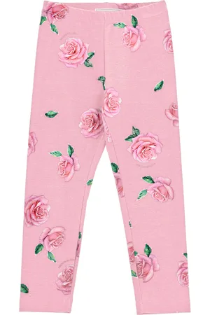 MONNALISA Rose Print Leggings