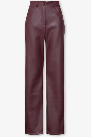 MOST WANTED Leather Straight Leg Pants