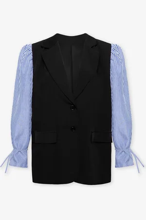 MOST WANTED Elin Stripe Sleeve Blazer