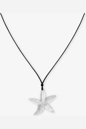 MOST WANTED Glass Starfish Necklace Wit