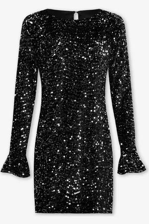 MOST WANTED Rylee Velvet Sequin Dress