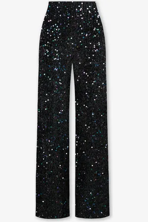 MOST WANTED Velvet Sequin Wide Leg Pants