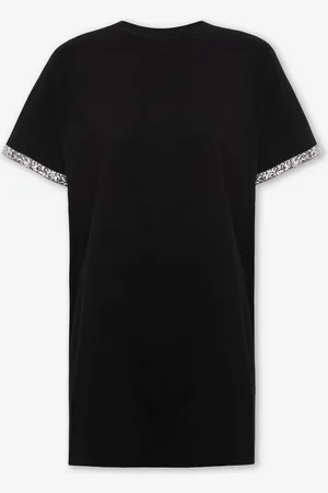MOST WANTED Embellishment Tee Dress Black