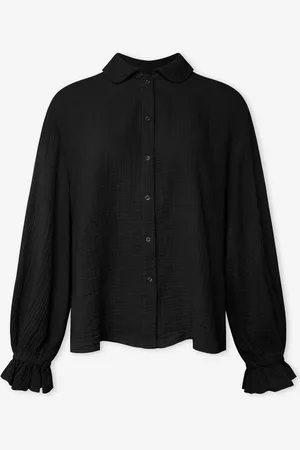 MOST WANTED Lucie Mousseline Blouse Zwart