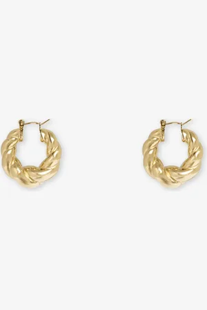 MOST WANTED Chunky Twisted Hoop Earrings