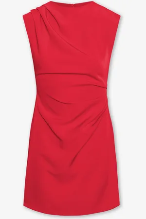 MOST WANTED Sofia Ruched Dress Rood