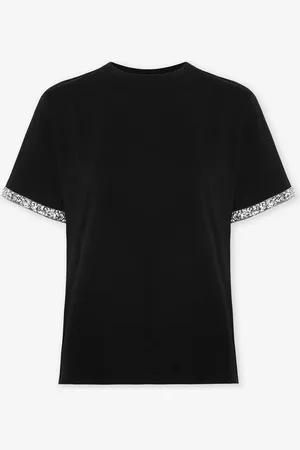 MOST WANTED Embellishment Tee Zwart