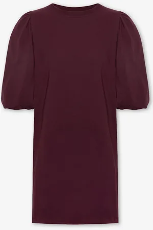 MOST WANTED Loa Puff Sleeve Sweat Dress Donker