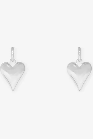 MOST WANTED Chunky Heart Hoop Earrings