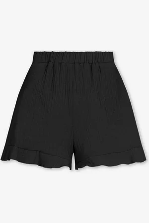 MOST WANTED Mousseline Shorts Zwart