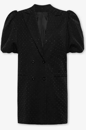 MOST WANTED Diamond Puff Sleeve Blazer Dress