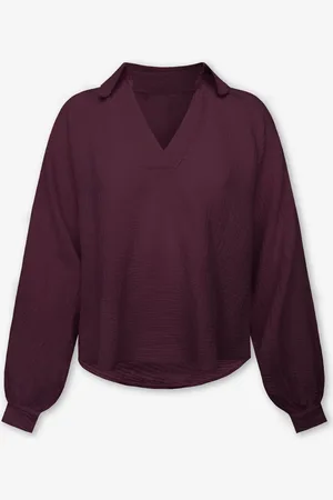 MOST WANTED Mousseline Blouse Donker