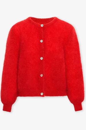 MOST WANTED Mohair Cardigan Rood