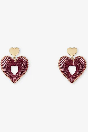 MOST WANTED Colored Heart Earrings