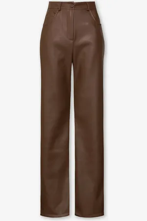 MOST WANTED Leather Straight Leg Pants Petite