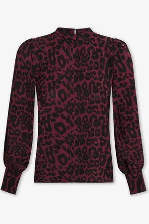 MOST WANTED Julie Leopard Long Sleeve Top