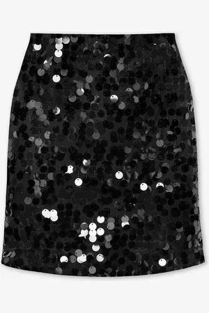 MOST WANTED Big Sequin Skirt Zwart