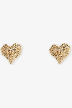 MOST WANTED Small Organic Heart Earrings
