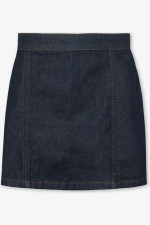 MOST WANTED Oliva Denim Skirt Donkerblauw