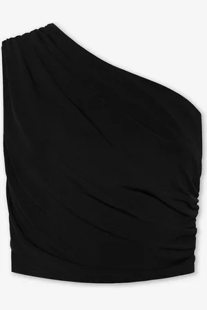 MOST WANTED Sleeveless Ruched Top Zwart