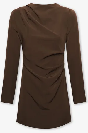 MOST WANTED Sofia Ruched Long Sleeve Dress Tall