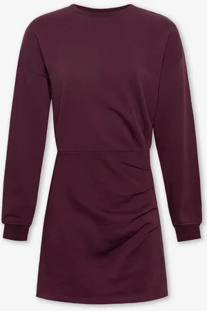 MOST WANTED Pleated Sweat Dress Donker