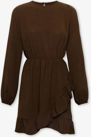 MOST WANTED Julie Ruffle Wrap Dress