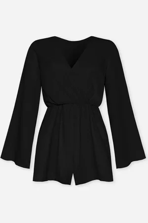 MOST WANTED Mousseline Playsuit Zwart