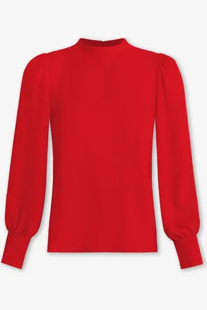 MOST WANTED Julie Long Sleeve Top Rood